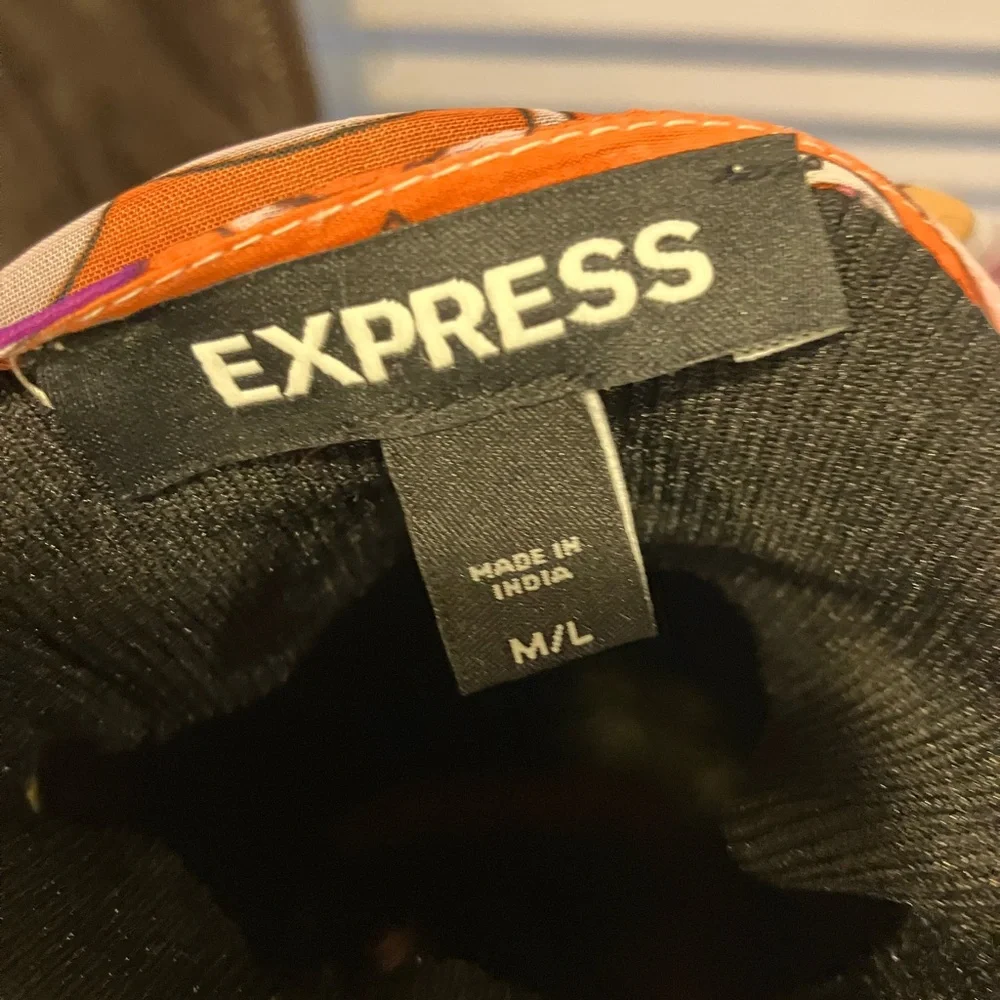 Express Pink Purple Hippie Boho Sheer Summer Duster Size M/L - Picture 3 of 3